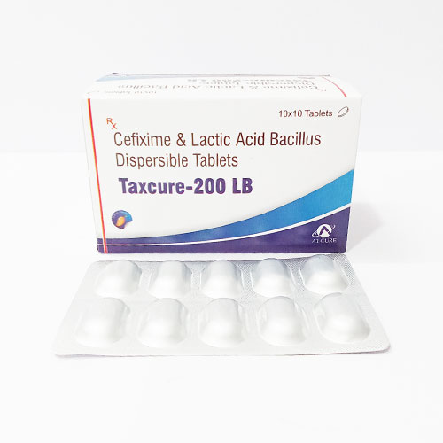 Cefixime and Lactic acid Dispersible 200mg Tablets