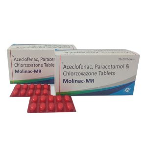 Acelofenac, Paracetamol, and Chlorzoxazone Tablets